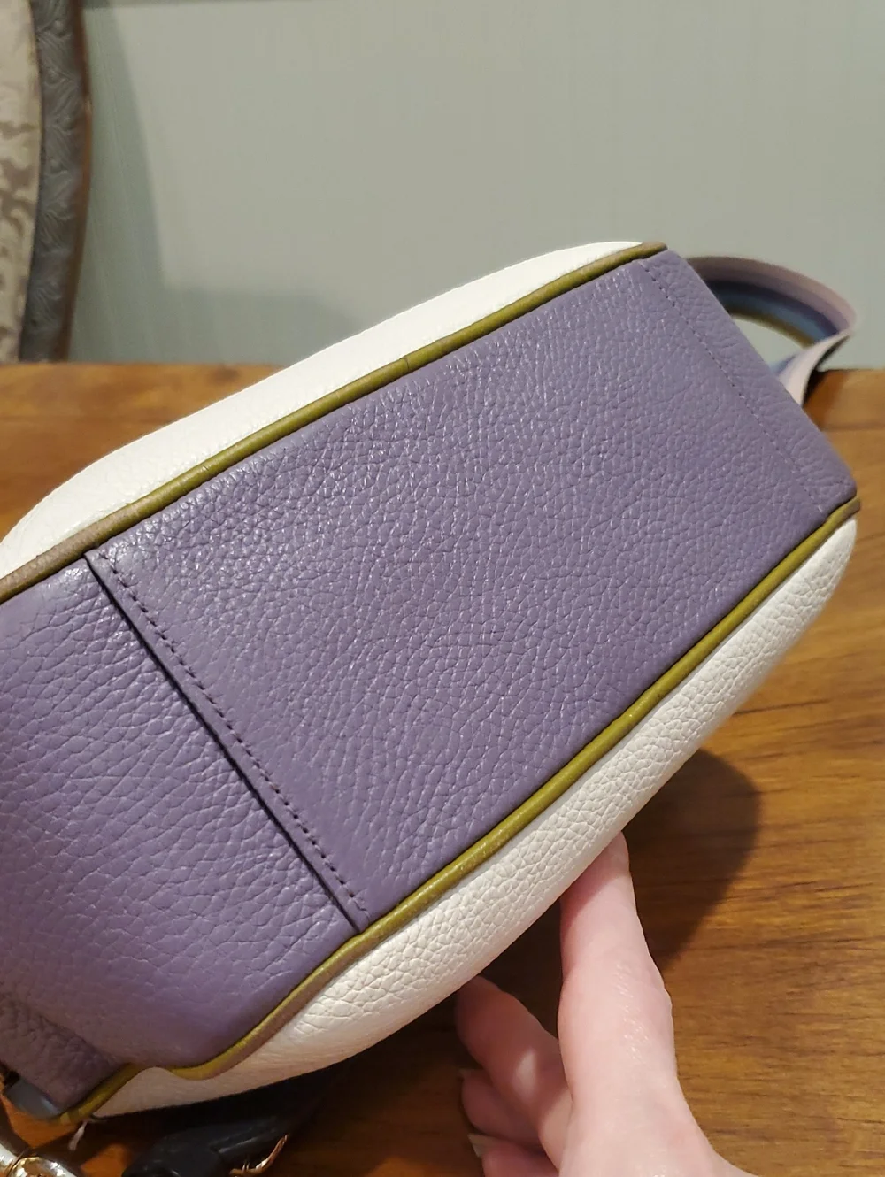 Coach multicolor pebbled